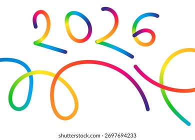 2026 Color Lines with Gradient