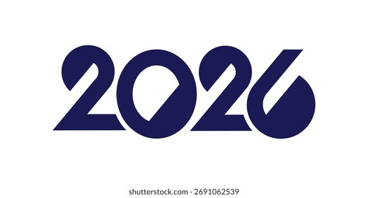 2026 design element with creative unique idea concept