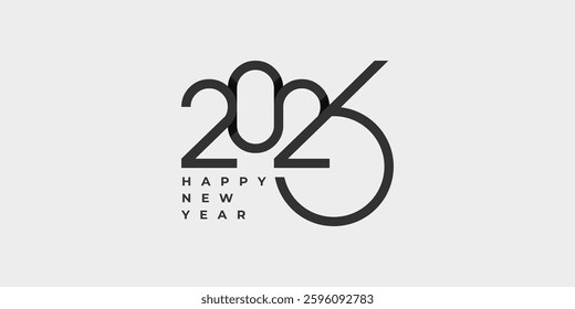 2026 design element vector logo with creative concept