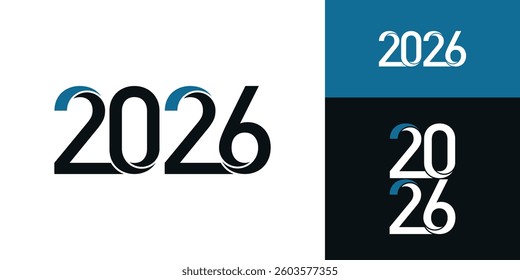 2026 Design illustration with creative modern unique concept idea