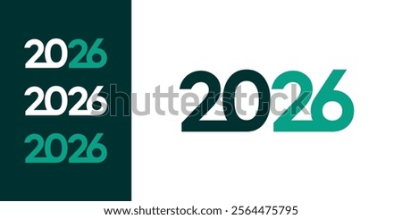 2026 Design illustration with creative modern unique concept idea