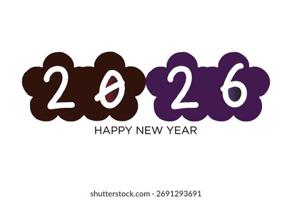 2026 Grunge Skyline Vector Typography