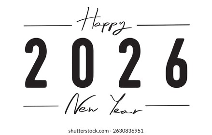 2026 happy new year 2025 countdown merry christmas 2026 happy new year 2025 celebration festival greeting event winter december january month 2026 holiday calligraphy hand written lettering 2026 year