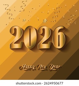 2026 Happy New Year background.