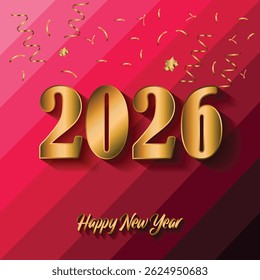 2026 Feliz Ano Novo fundo.