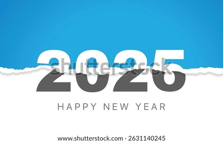 2026 Happy New Year Background Design. Greeting Card, Banner, Poster. Vector Illustration.