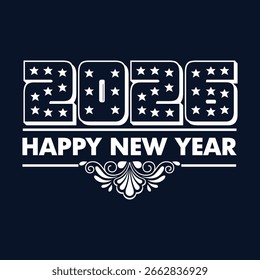 2026 feliz ano novo fundo, cartão de saudação, banner e poster design vetor ilustração.