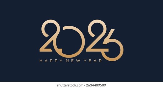 2026 Happy New Year design vector. trendy unique new year 2026 logo design template