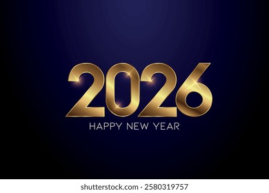 2026 Happy New Year, Greeting Card