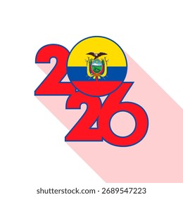 2026 Long Shadow Banner with Republic of Ecuador Flag Inside.