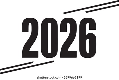 2026 Diseño moderno de tipografía audaz