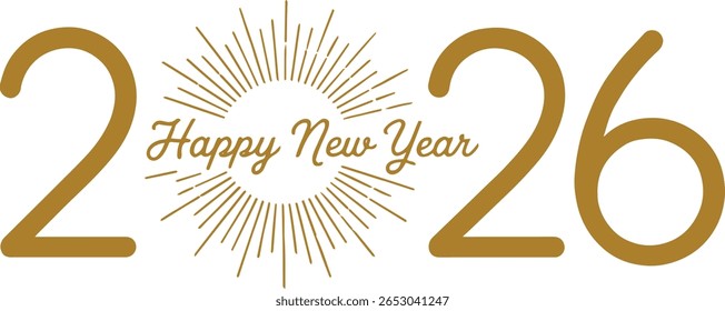 2026 new year ,Happy New Year Hand Lettering Calligraphy Elements , Handwritten modern lettering . 2026, Logo, Happiness, Abstract, Art, Celebration, Christmas, Christmas Decoration, Black Color, Even