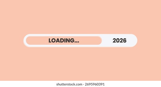 Concepto de carga del año Nuevo 2026