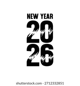 2026 new year logo vector image