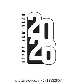 2026 new year logo vector image
