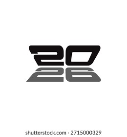2026  new year logo vector image