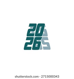 2026  new year logo vector image