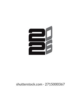 Imagen de Vector de logotipo de año nuevo 2026