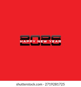 2026  new year logo vector image