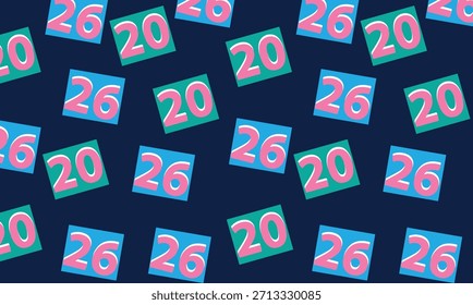 2026 Pop Art geometrisches Muster