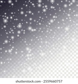 2026 Snowflakes Header Background. Christmas Vector Snow Banner. Xmas Border Design. Winter Elegant Isolated Flakes. Happy New Year Luxury Ornament. Snowy Holiday Poster. 