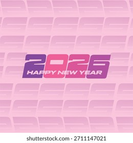 2026 Texto Design Fundo Abstrato