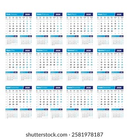 2026 Turkish-English Calendar - (Special Days, Religious and National Holidays Marked)