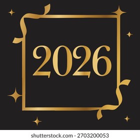 Arte vectorial e ilustración del logotipo de la tipografía 2026.