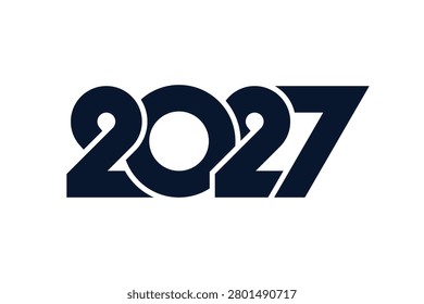 2027 design creative idea with unique modern concept