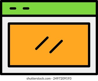 205 - Website Flat Vector Icon Design