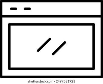 205 - Website Line Filled Vector Icon Design