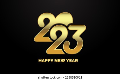 2059 Design Happy New Year. New Year 2023 logo design for brochure design. card. banner. Christmas decor 2023