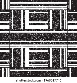 2069 Seamless pattern with black lines. Seamless vector illustration eps 10.
