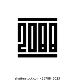 2088 text logo design, clip art new years, happy new year vector illustration, new year clip art, new year 2088 clip art
