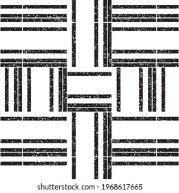 2097 Seamless pattern with black stripes. Seamless vector illustration eps 10.