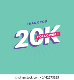 20k Followers Banner Social Media