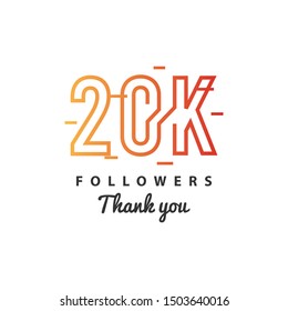 20k Followers Thank You Design