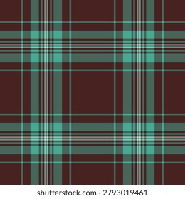 20s check textile plaid, pano vector texture fabric. Stroke seamless pattern tartan background in pastel and dark colors palette.