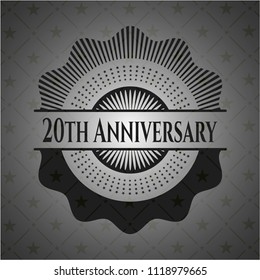 20th Anniversary dark badge