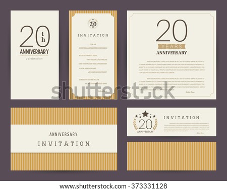 20Th Anniversary Invitation Cards 4