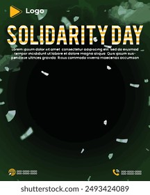 20th october national solidarity day social media sale banner or instagram post promotion template | 20th october national solidarity day celebration promotion template design | 20th october national