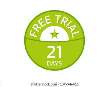 21 Days Free Trial logo, 21 Day Free trial image