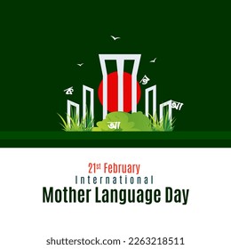 21 February International Mother Language Day Free Vector