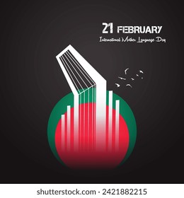 21 February international mother language day vector illustration