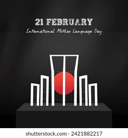 21 February international mother language day vector illustration