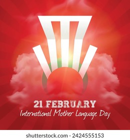 21 February international mother language day vector illustration