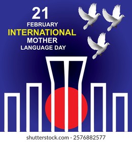 21 February international mother language day vector illustration