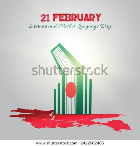 21 February international mother language day vector illustration Stock photo © 