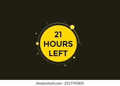 21 horas restantes, icono, stile, temporizador, cuenta regresiva, reloj, tiempo, fondo, Plantilla, 21 horas restantes, cuenta regresiva, pegatina, Anuncio izquierdo, negocio, venta, Botón de etiquetas
