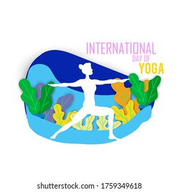 21 june-international yoga day, yoga body posture, 21 june- yoga body posture,  vector illustration - Vector